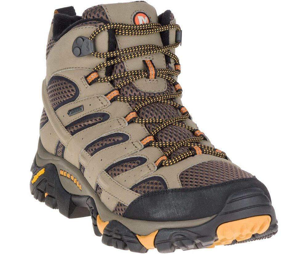 Merrell Vandrestøvler Herre - Moab 2 Mid Gore-Tex® - Brune - VWY735402